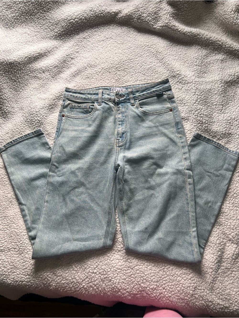 Cello Light Blue Straight-Leg Women's Jeans